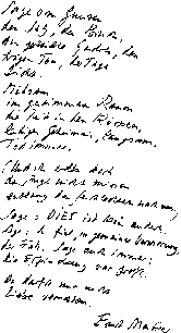 Handschrift Ernst Meisters