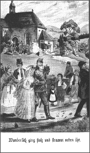 Wunderlich ging stolz und stramm neben ihr.