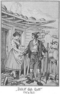 "Beh�t' dich Gott!"